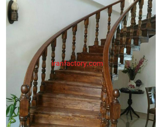 تولید و نصب پله و نرده های چوبی0