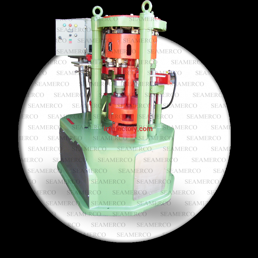 دستگاه دربندی قوطی فلزی چهار هد اتوماتیک ایتالیایی0