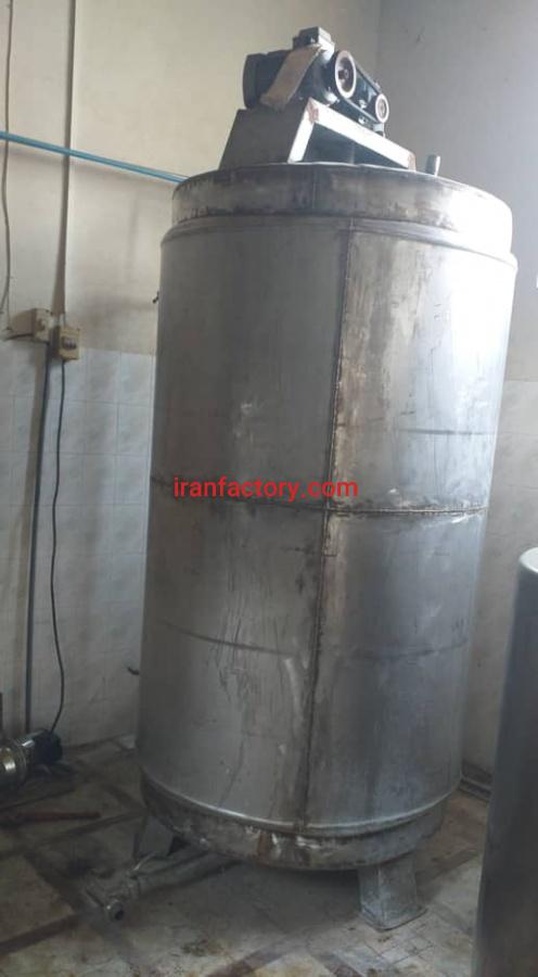 فروش مخزن دو تنی دوجداره استیل0