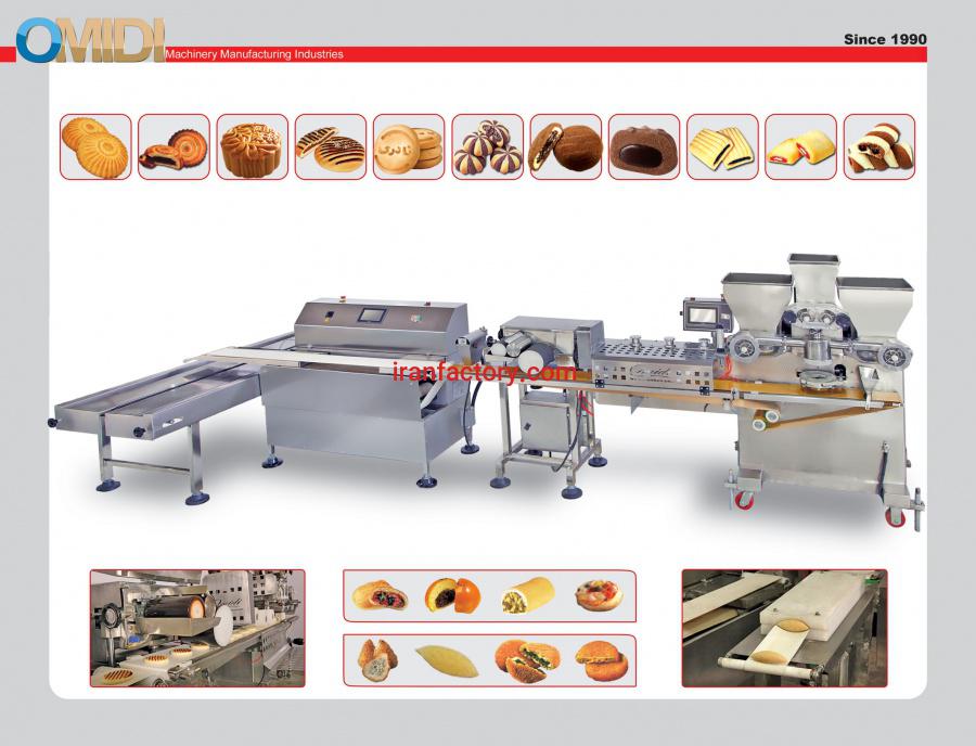 خط تولید کیک و کلوچه مدل OM522 N16 ماشین سازی امید0