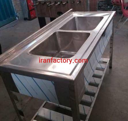 تولید سینک استیل صنعتی شرکت استیل پخت در تهران0