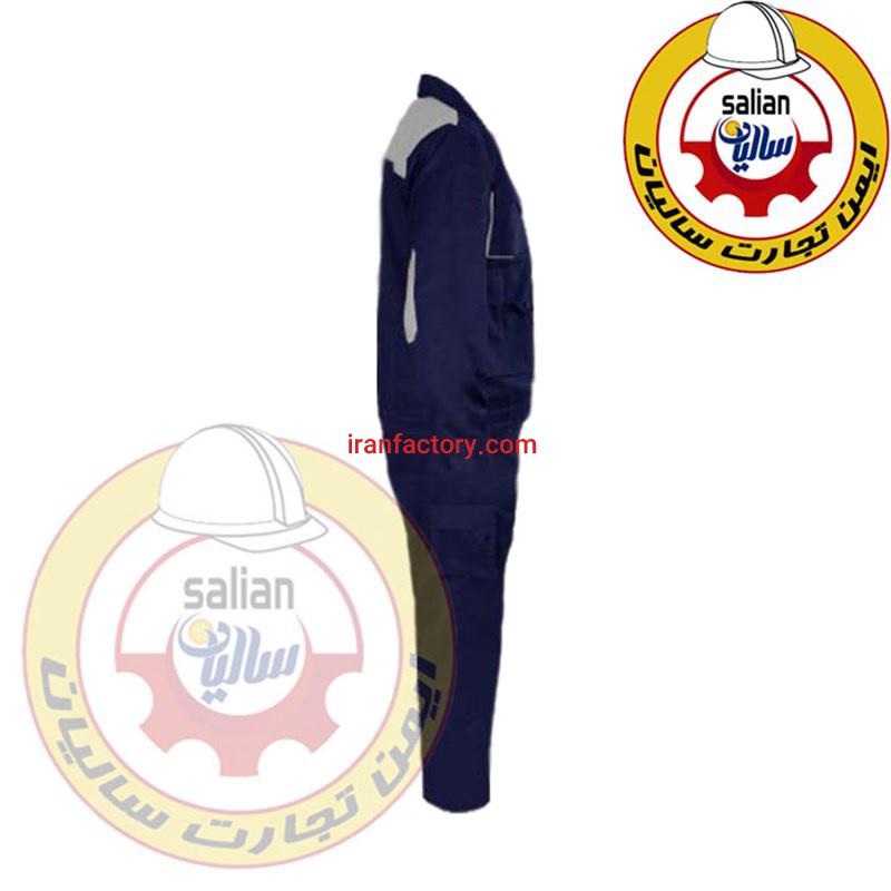 لباس کار مهندسی ست ورک سرمه ای استخوانی3