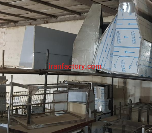 تولید هود کانال فر پیتزا زغالی در اهواز0