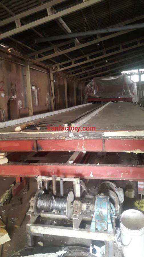 فروش خط تولید ساندویچ پانل پلی یورتان در حد نو1