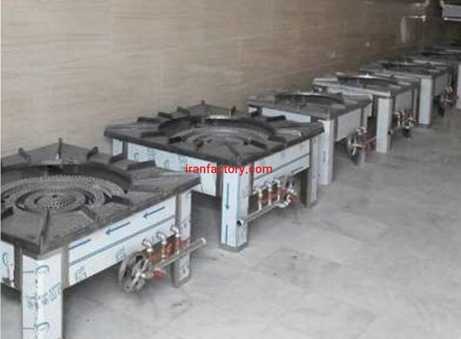 تولید اجاق پلوپز زمینی ۴ شعله استیل شرکت استیل پخت در تهران0