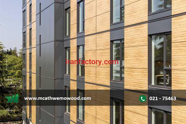 چوب نمای ساختمان0