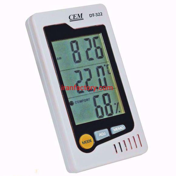 فروش رطوبت و دماسنج DT322 در تهران0