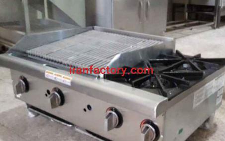 تولید دستگاه گریل ترکیبی رومیزی شرکت استیل پخت در تهران0