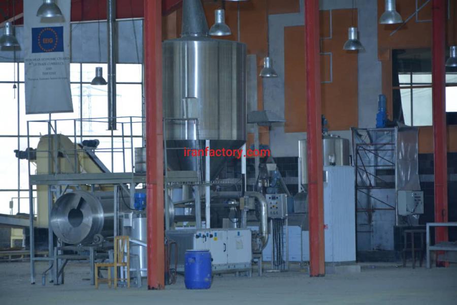 فروش کارخانه چیپس و پفک با تمامی دستگاه های خط تولید.9