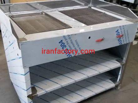 تولید دستگاه فر برگر زغالی شرکت استیل پخت در تهران0