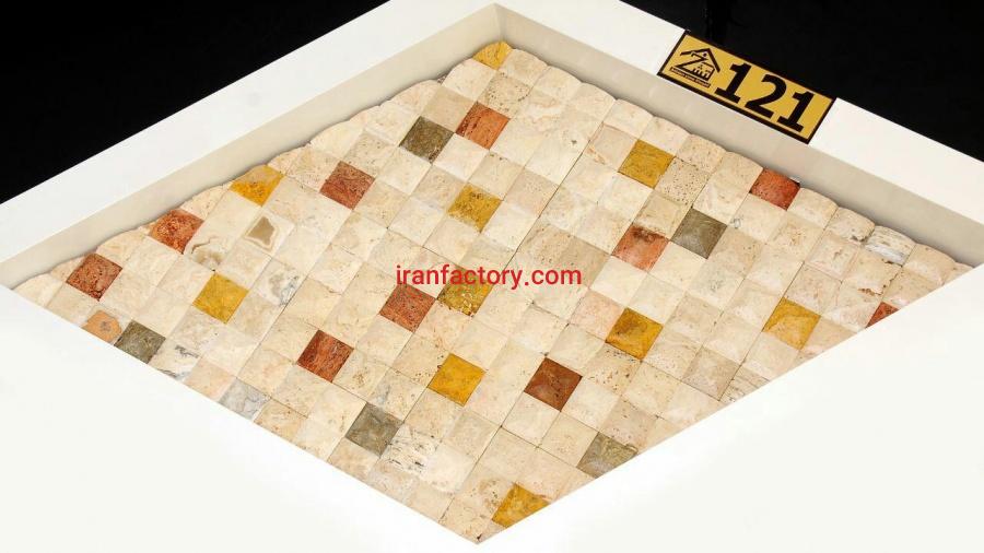 سنگ آنتیک حصیری هرمی سفیدرنگی آنتیک سنگ خشتی0
