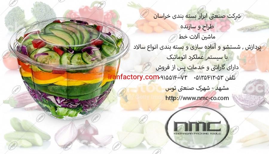 ماشین آلات خط پردازش و بسته بندی سالاد0