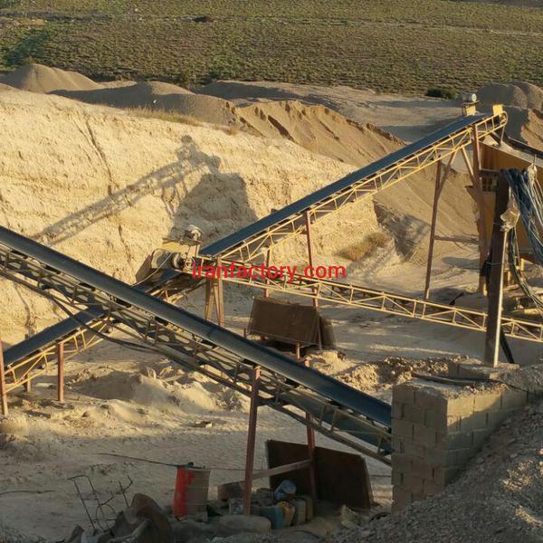 فروش قسطی معدن شن و ماسه و کارخانه سنگ شکن و دانه بندی0