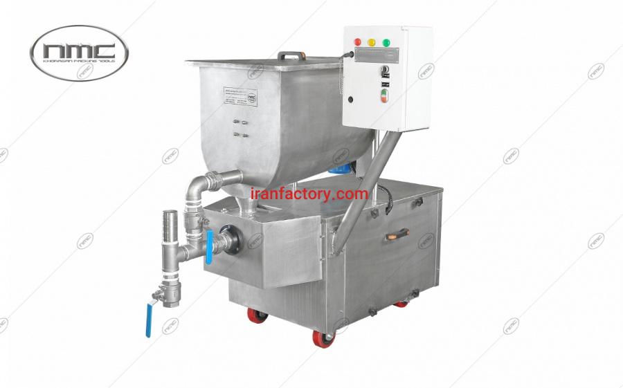 پمپ انتقال مواد غذایی  با تکه های  نسبتاً درشت به پرکن مدل  KPT 40100