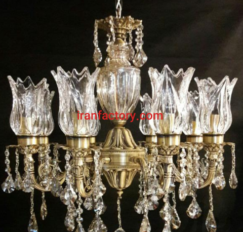 فروش انواع لوستر برنزی مد روز در محل تولیدی0