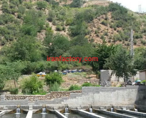 معاوضه و فروش 4000 متر مزرعه پرورش ماهی قزل آلا در علی آباد کتول0