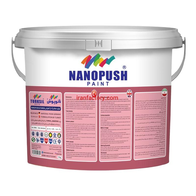 رنگ اکریلیک نیمه براق داخل ساختمان با قلم خوری عالی1