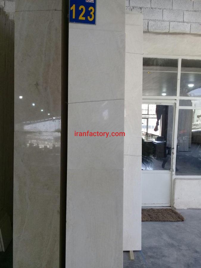 تراورتن سفید بی موج طبس ۴۰طولی فروردین نو0