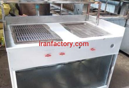 تولید دستگاه گریل ترکیبی شرکت استیل پخت در تهران0
