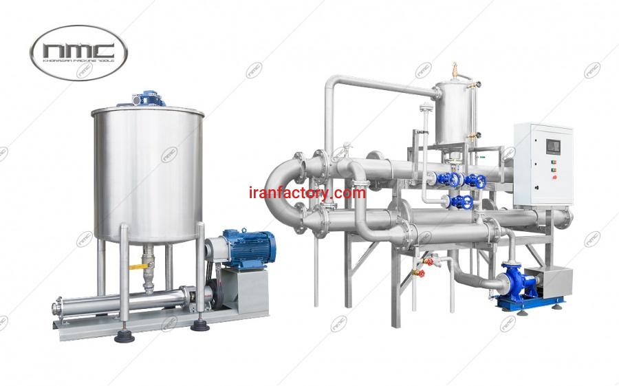 دستگاه پاستوریزاتور لوله ای  مدل KPT 500000