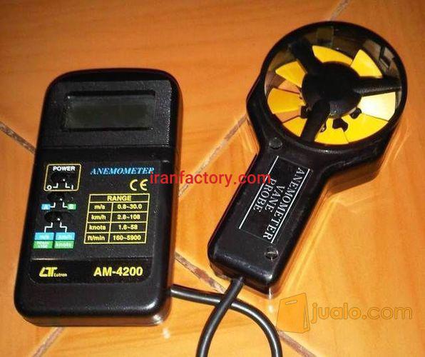 فروش فلومتر هوا سرعت سنج باد دیجیتال لوترون AM-4200 در تهران0