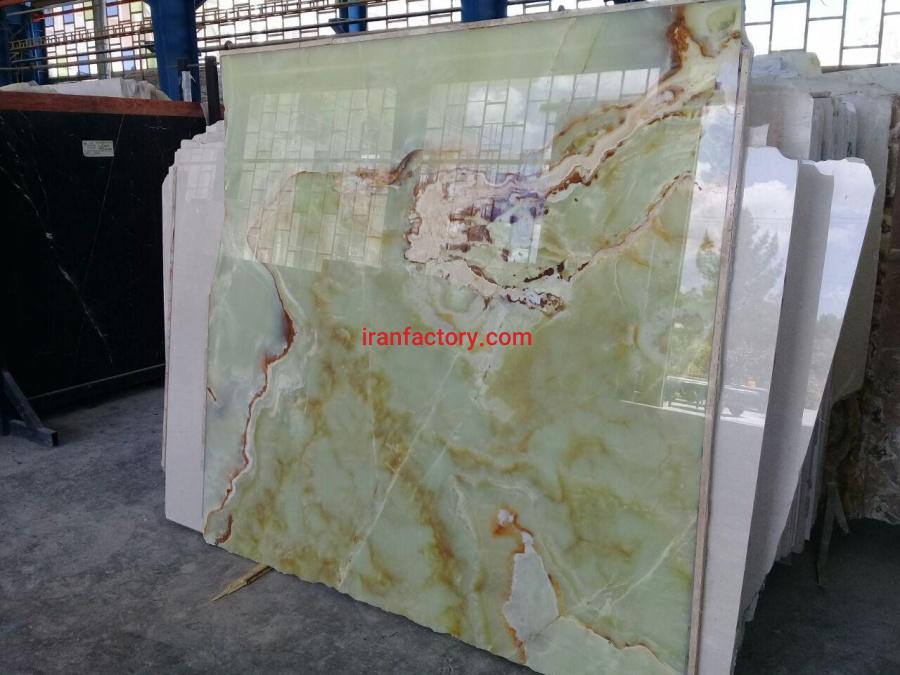 اسلب مرمر سبز آذربایجان هاله دار سنگبری الوان0
