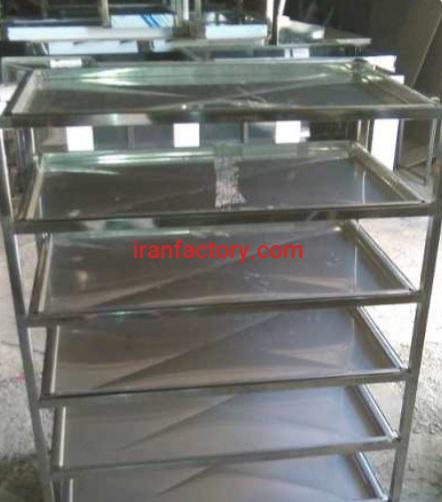 تولید قفسه سیب زمینی و پیاز صنعتی شرکت استیل پخت در تهران0