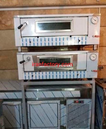 تولید دستگاه فر پیتزا دوازده بشقاب صندوقی شرکت استیل پخت در تهران0