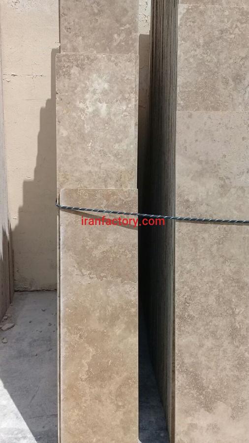 قیمت سنگ تراورتن عسلی بی موج کاشان درجه۱0