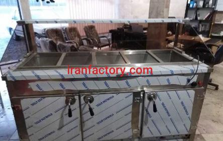 تولید دستگاه کانتر گرم پنج لگن شرکت استیل پخت در تهران0