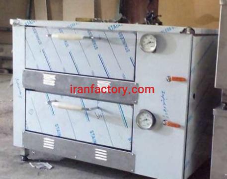 چتولید دستگاه فر پیتزا دو طبقه صندوقی هجده بشقاب شرکت استیل پخت در تهران0