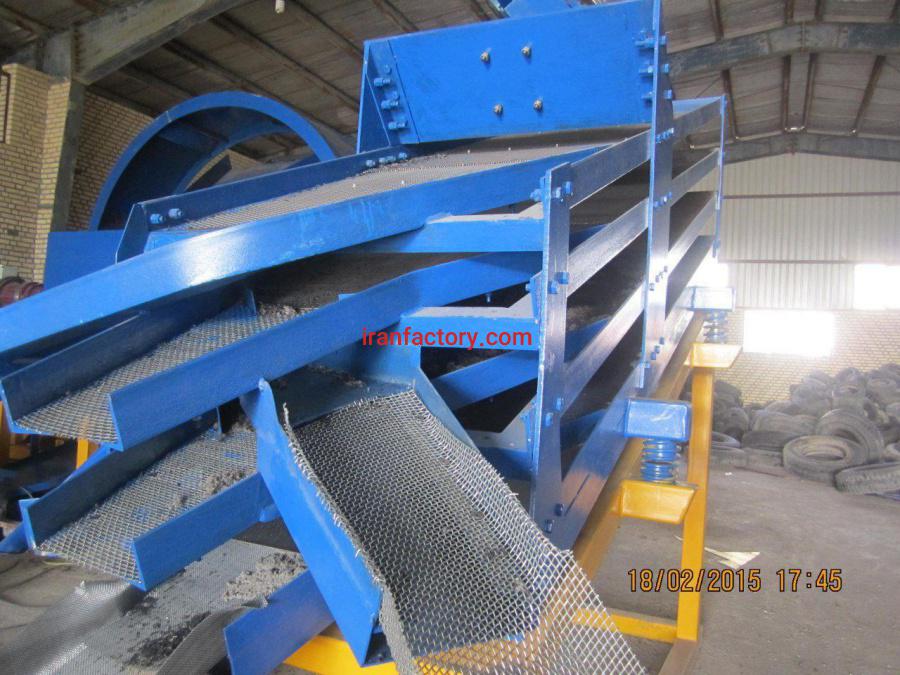 خط تولید کامل بازیافت لاستیک2