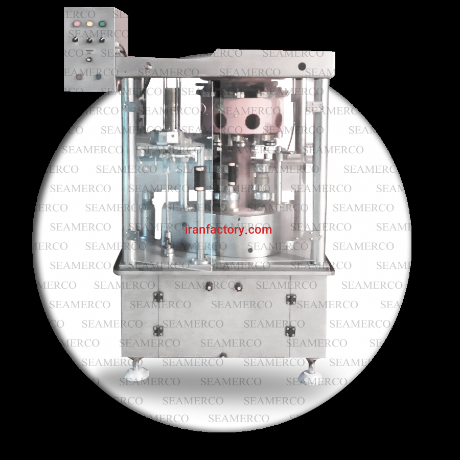 دستگاه دربندی قوطی فلزی چهار هد اتوماتیک0