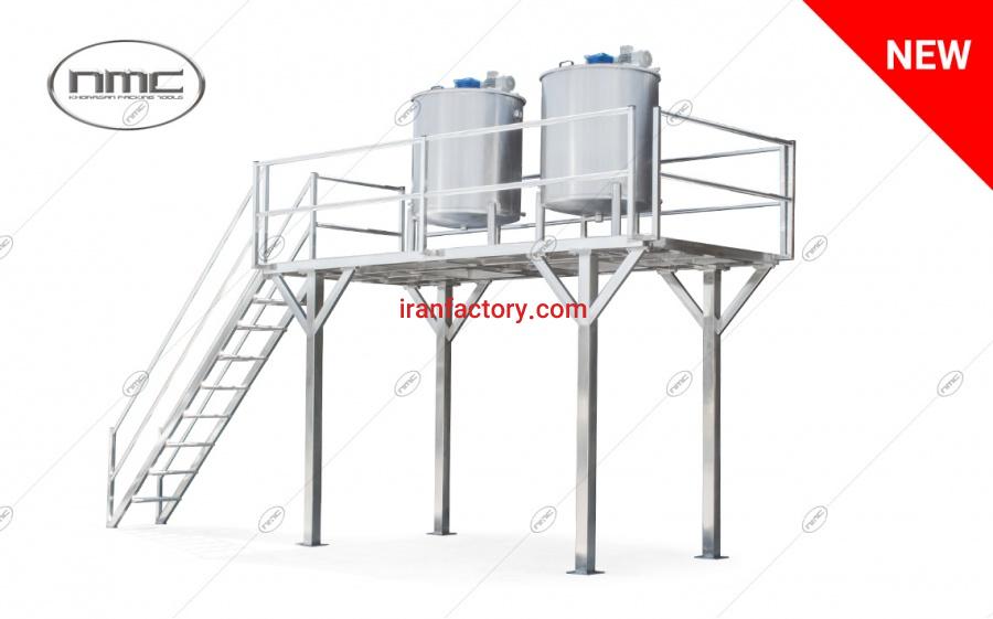 مخازن آماده سازی - سکوی فرمولاسیون  مدل  KPT N210001