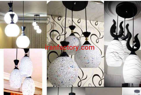 توزیع و پخش انواع چراغ و لوسترهای آبکاری در تهران1