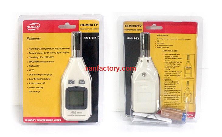 فروش رطوبت سنج محیطی بنتک BENETECH GM1362 ارزان قیمت در تهران1