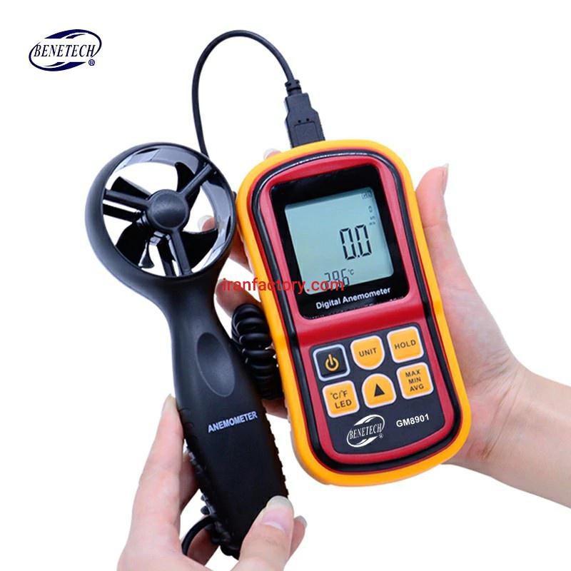 فروش فلومتر هوا سرعت سنج باد بنتک BENETECH GM8901 در تهران1
