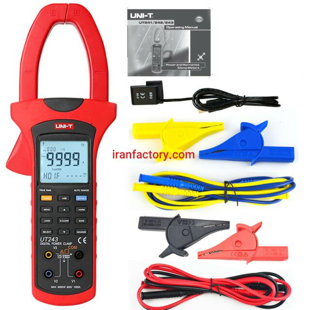 فروش آمپرمتر کلمپی یونیتیUT243 UNIT2
