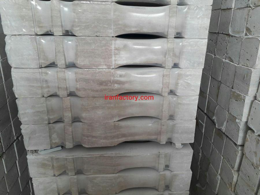 نرده سنگی تراورتن عسلی پیروزی0