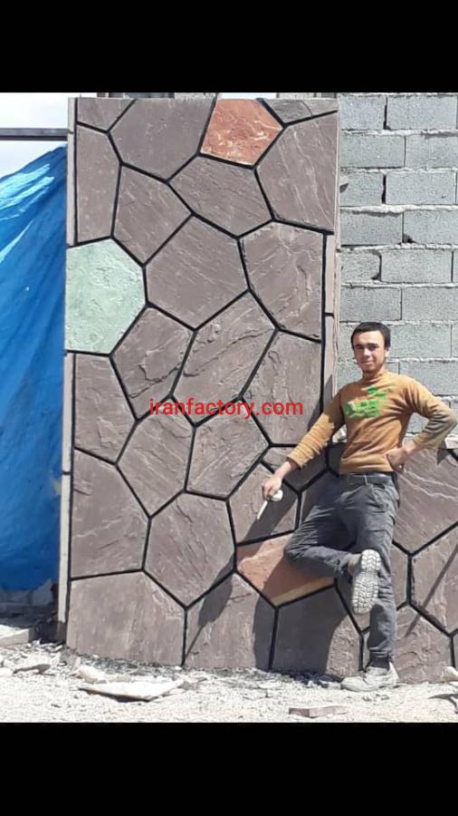 سنگ کاری سنگ لاشه اجرای دیوار ویلا0