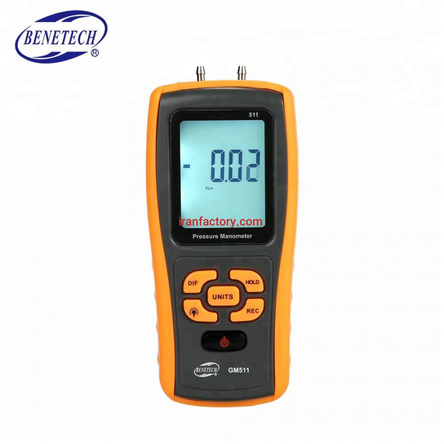 فروش مانومتر فشارسنج دیجیتالی BENETECH GM511 در تهران2