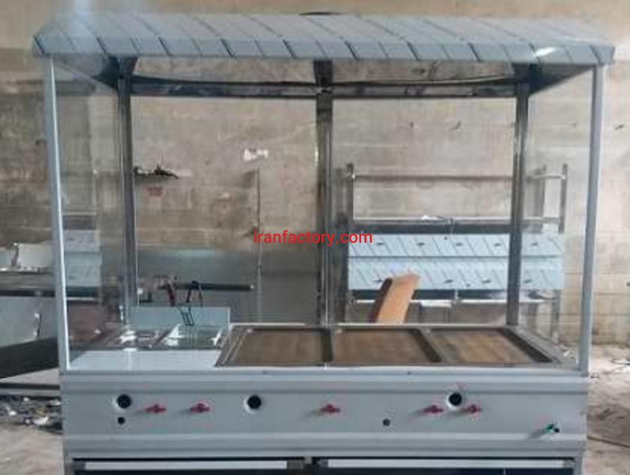 تولید دستگاه فر ساندویچ صفحه چدن دار روغنی شرکت استیل پخت در تهران0