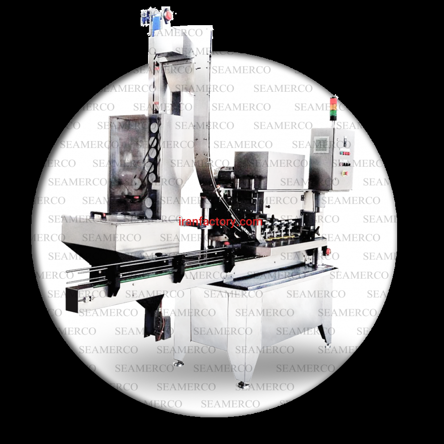 دستگاه دربندی سه هد شیشه جار0