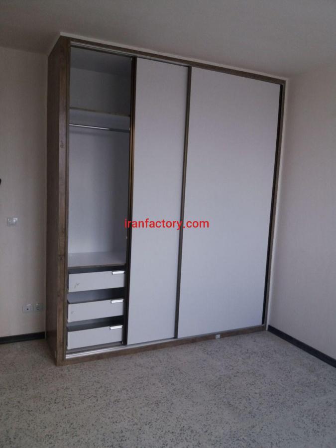 کمد دیواری تمام mdf ایرانی درجه1 صنایع آشپزخانه امین0