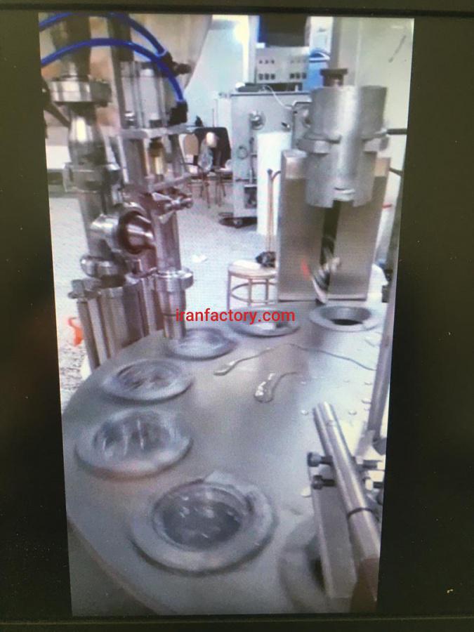 دستگاه پرکن لیوانی دهانه ۹۵ مازندفیل L8.0