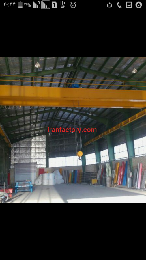 ساخت وتعمیرات انواع جرثقیل های سقفی1