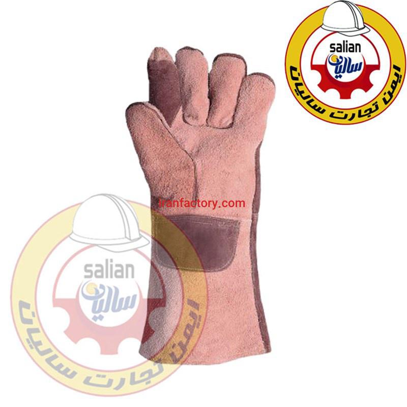 دستکش چرمی سیم دوز0