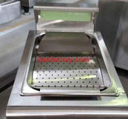 تولید دستگاه شوتینگ همبرگر شرکت استیل پخت در تهران0