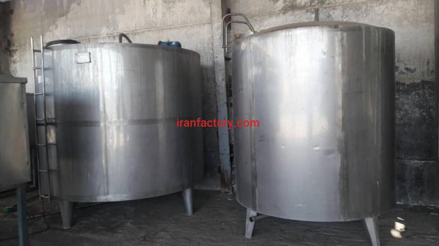 فروش مخزن استیل تک جداره0