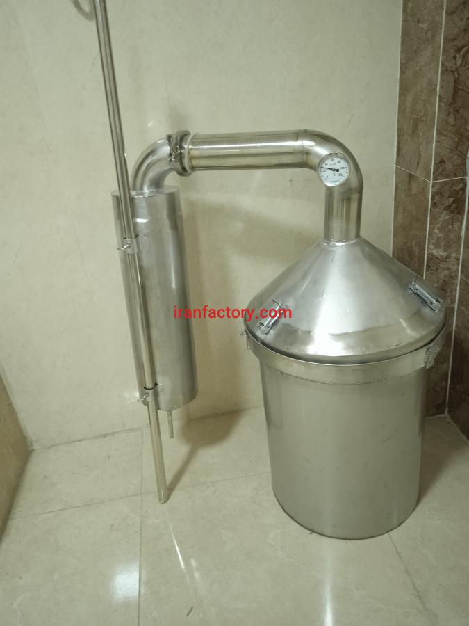 دستگاه تمام استیل گلاب گیری2